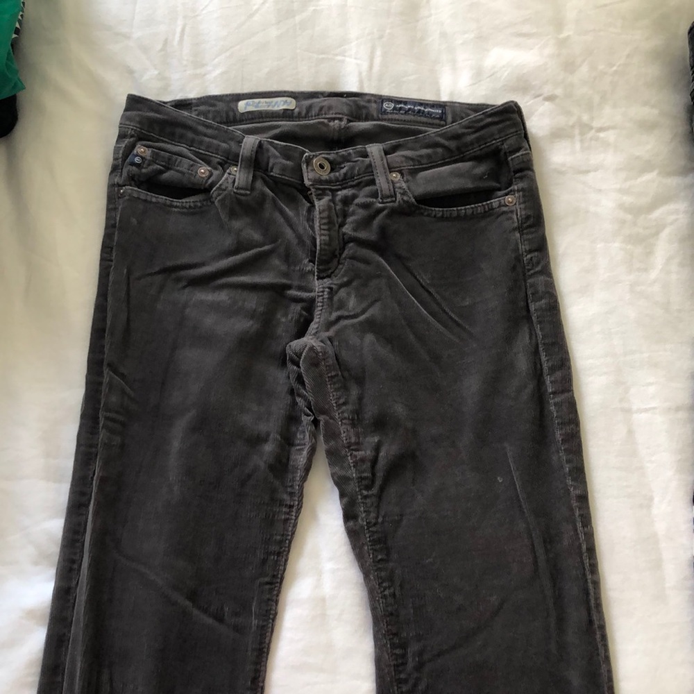 Straight leg AG corduroys